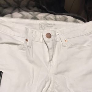 Never worn white jeans